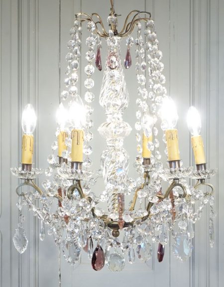 lustre pampilles mauve 2