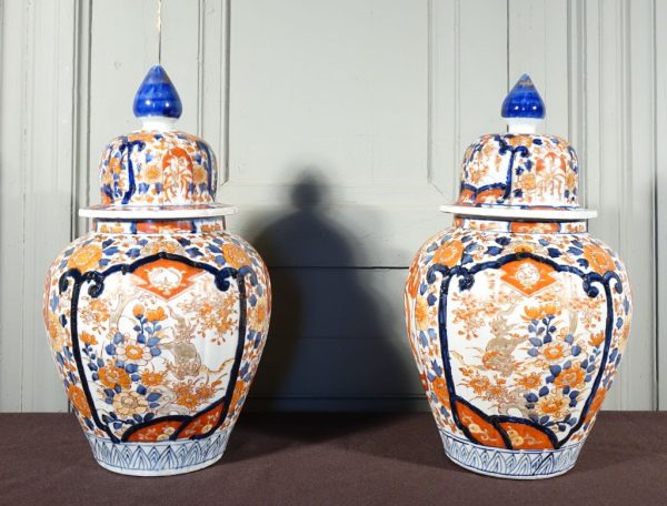 paire pots couverts imari 1