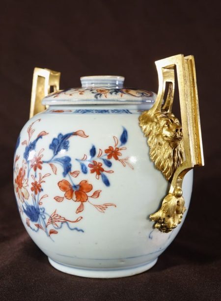 pot couvert imari bronze 1